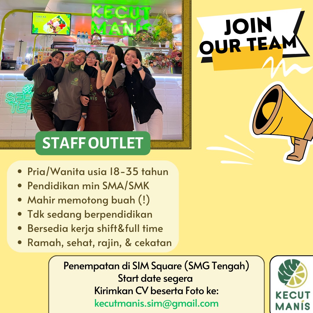 Kecut Manis – Staff Outlet (Semarang Tengah)