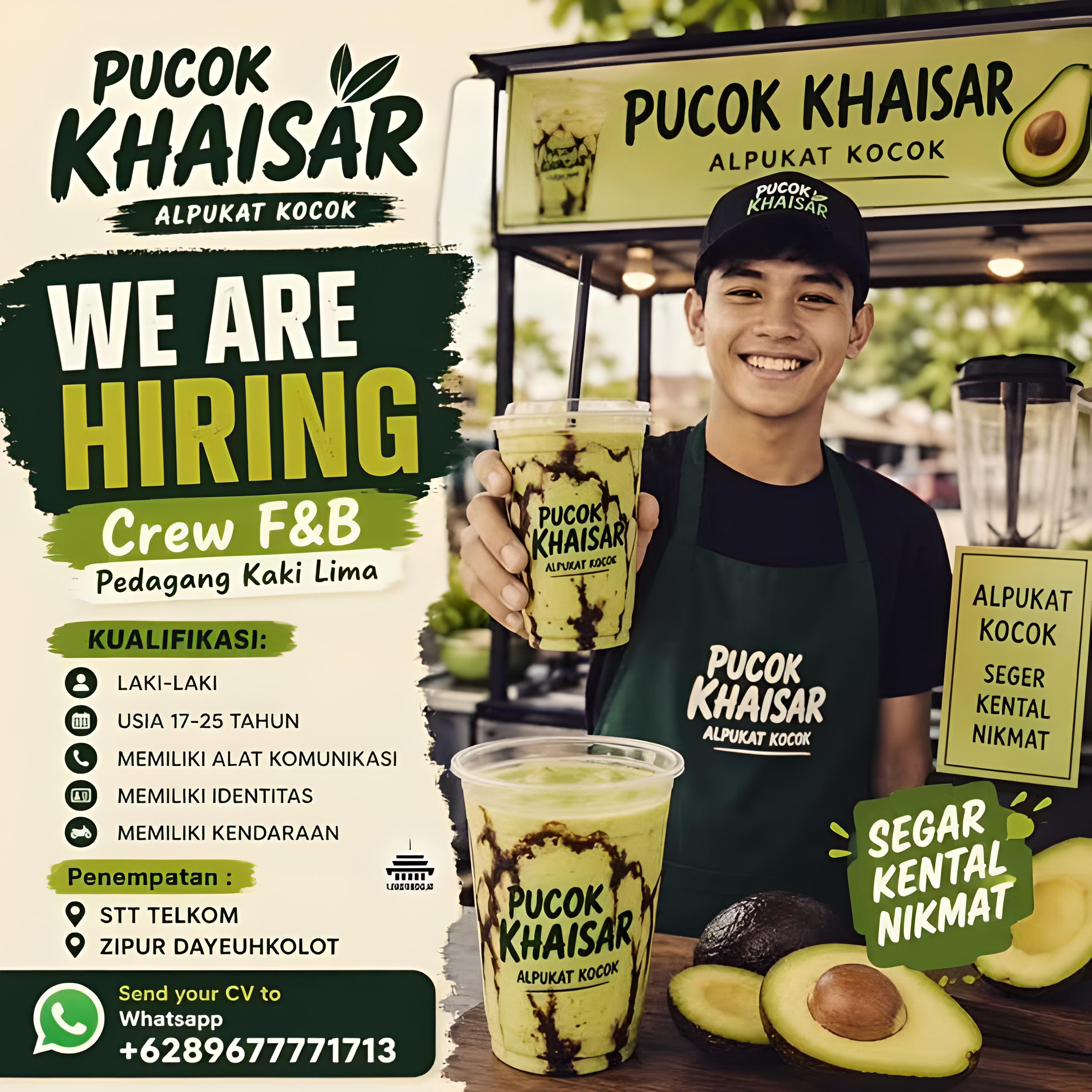 Crew F&B Pedagang Kaki Lima